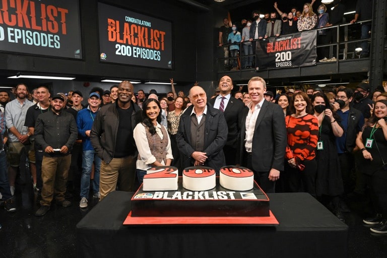 The Blacklist crew member group photo